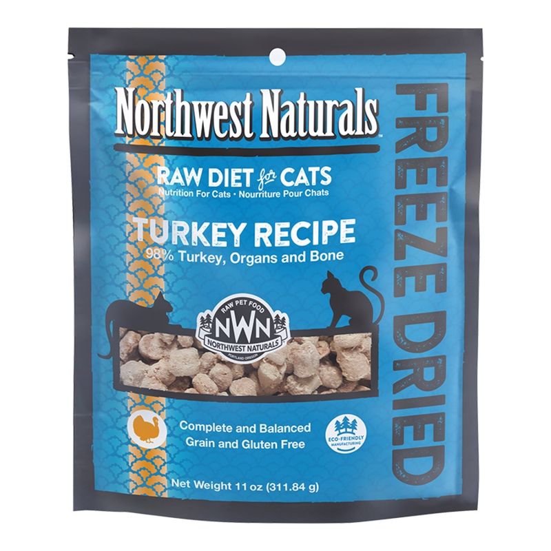 Northwest Naturals Cat Freeze Dried Nibbles Turkey 11oz
