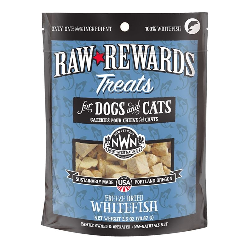 Northwest Naturals Dog &amp; Cat Freeze Dried Treats Whitefish Treat
