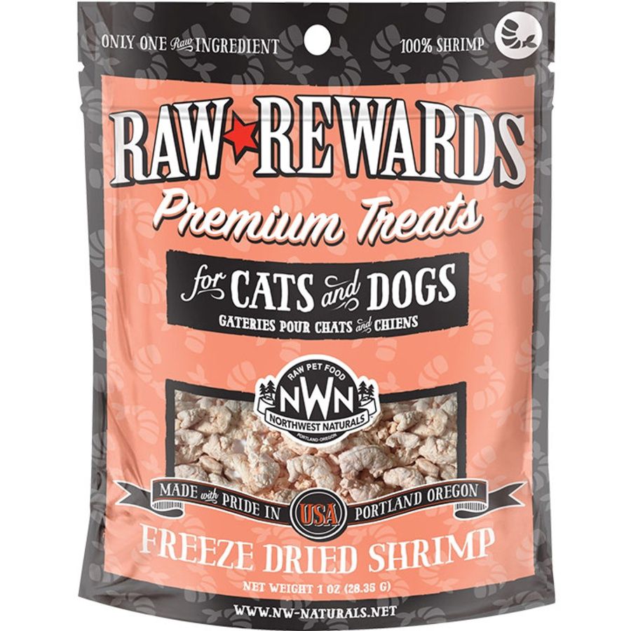 Northwest Naturals Dog &amp; Cat Freeze Dried Treats Shrimp 1oz