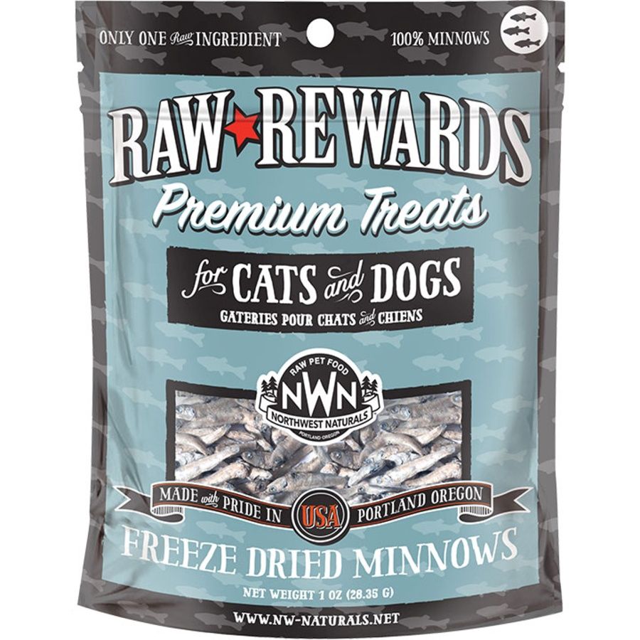Northwest Naturals Dog &amp; Cat Freeze Dried Treats Minnow 1oz