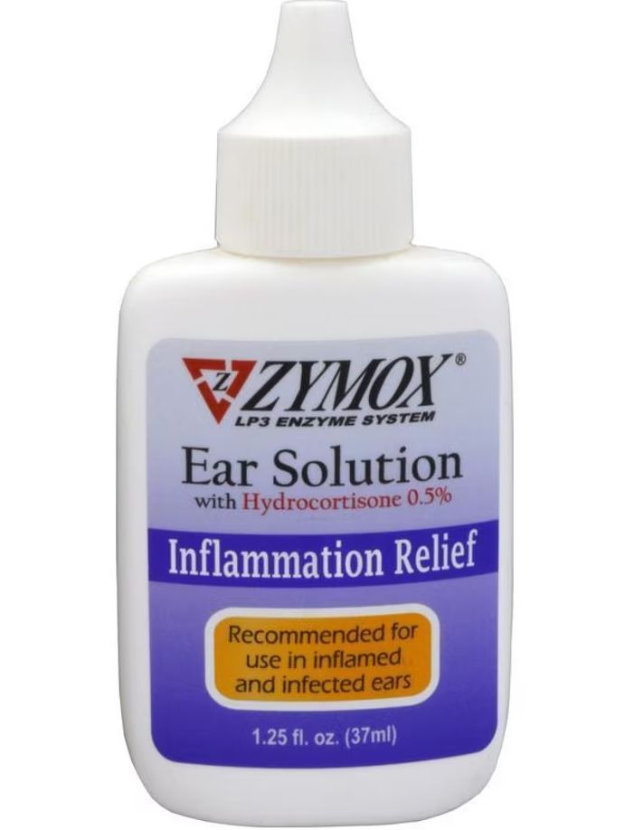Zymox Dog &amp; Cat Ear Solution With Hydrocortisone 1.25oz