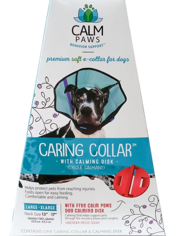 Calm Paws Dog Caring Collar With Calming Disk