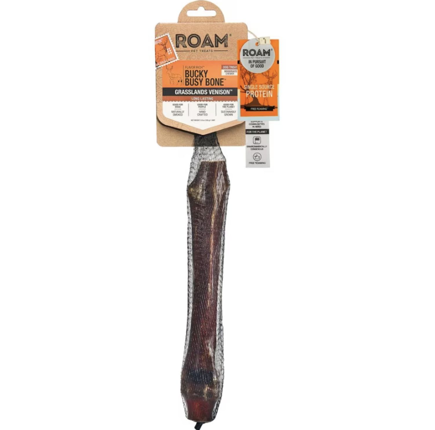 Roam Dog Bucky Busy Bone Venison 1pk