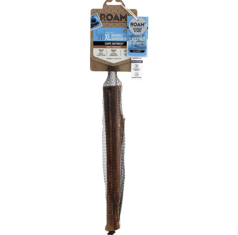Roam Dog Smoked Marrow Bone XL Ostrich