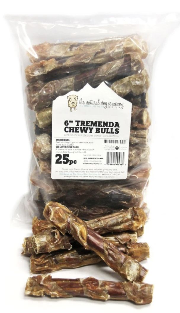 Tuesday&#39;s Dog Tremenda Chewy Bulls 6inch Bag
