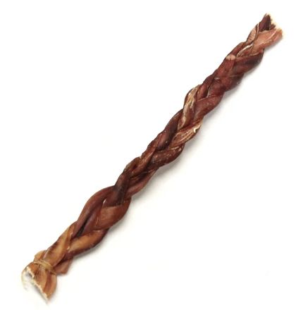 Tuesday&#39;s Dog Standard Braided Bully Stick 12inch