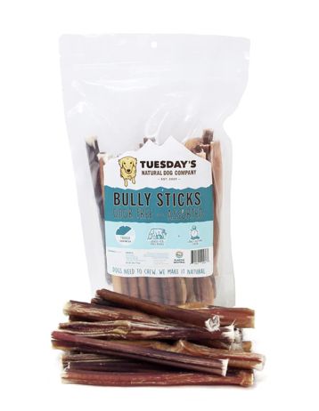 Tuesday&#39;s Dog Odor Free Bully Stick 6inch 16oz
