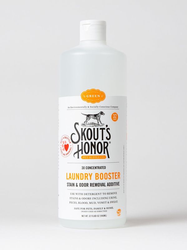 Skout&#39;s Honor Dog Laundry Booster Stain &amp; Odor Removal Additive 32oz