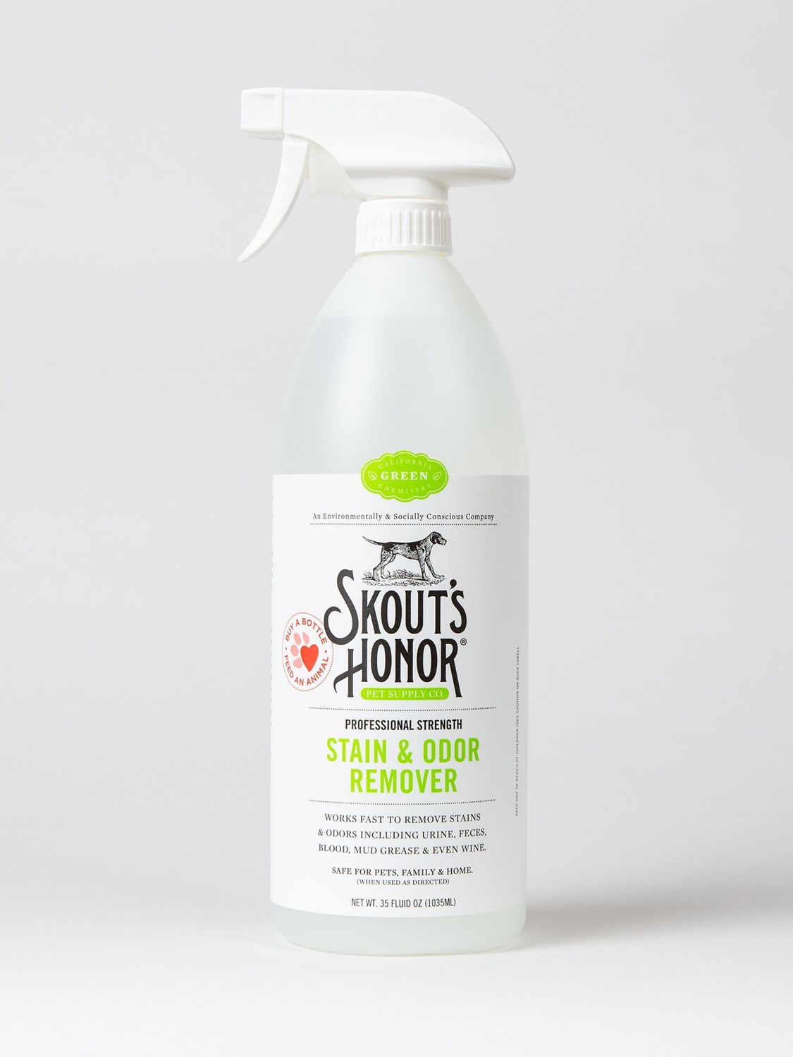 Skout&#39;s Honor Dog Stain And Odor Remover 35oz