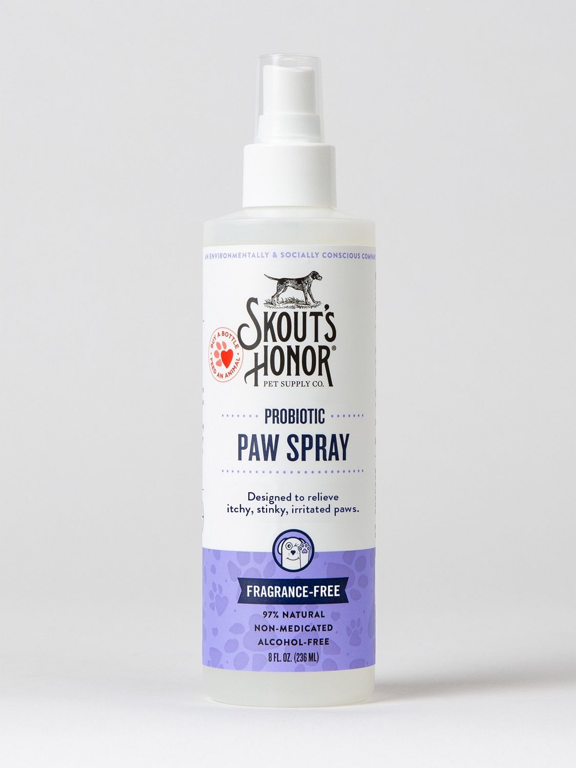 Skout&#39;s Honor Dog Probiotic Paw Spray 8oz