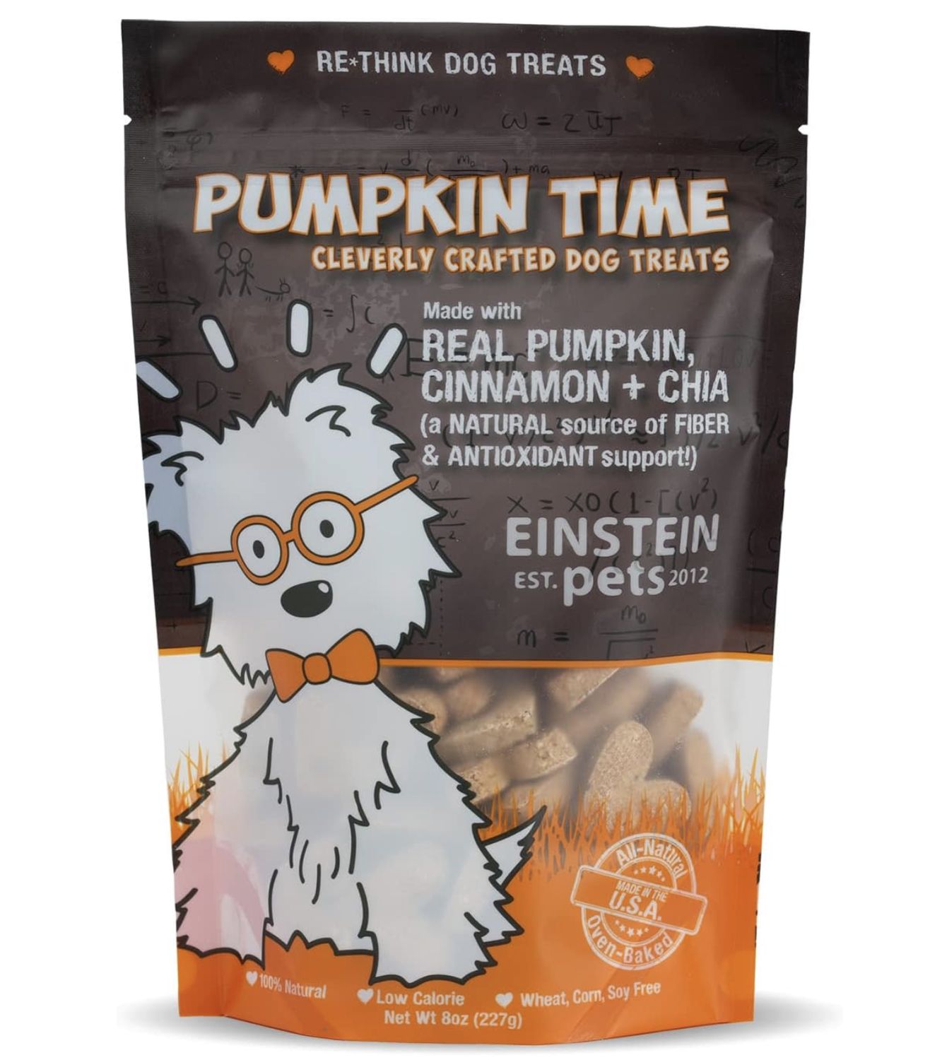 Einstein Pets Dog Treat Pumpkin Time, Size: 2oz