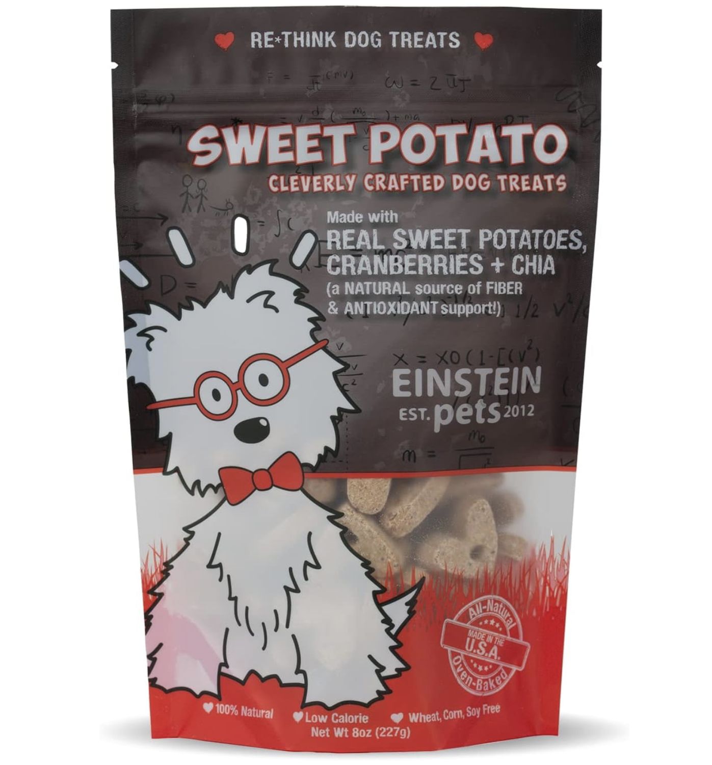 Einstein Pets Dog Treat Sweet Potato, Size: 8oz