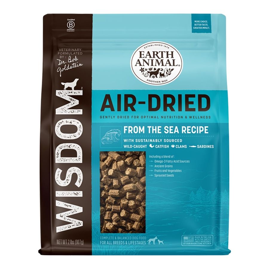 Earth Animal Dog Air-Dried Wisdom From The Sea 2lb