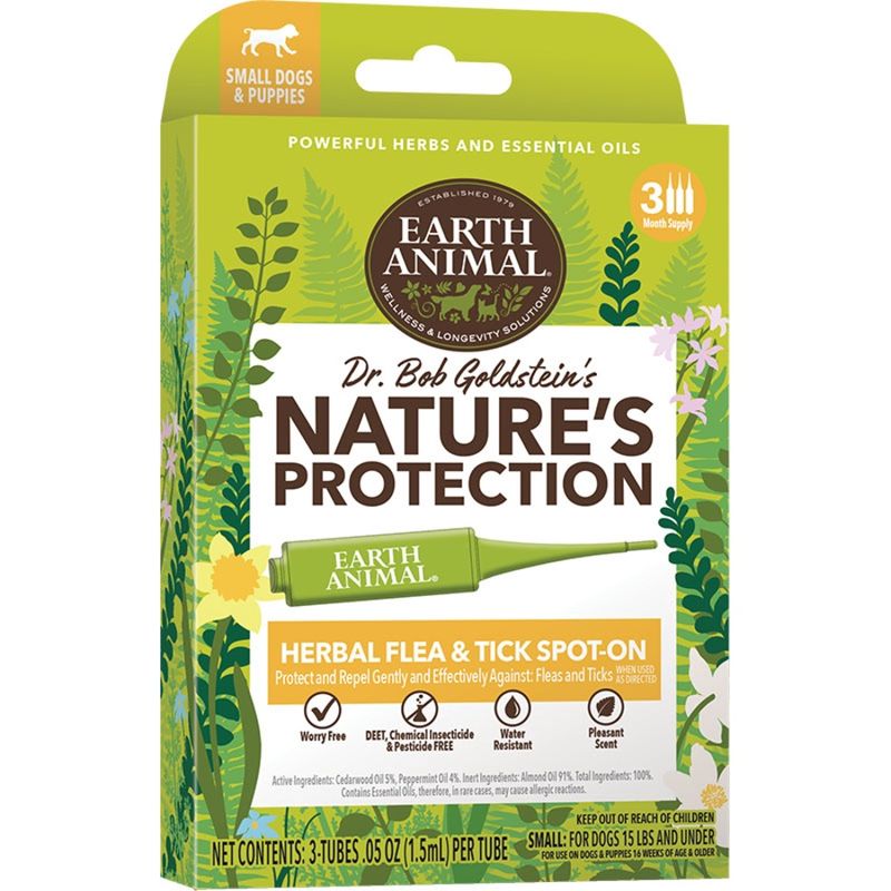 Earth Animal Dog Nature&#39;s Protection Spot Flea &amp; Tick