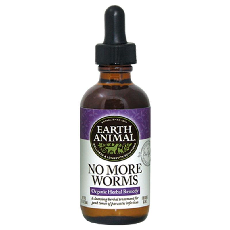 Earth Animal Dog &amp; Cat No More Worms 2oz