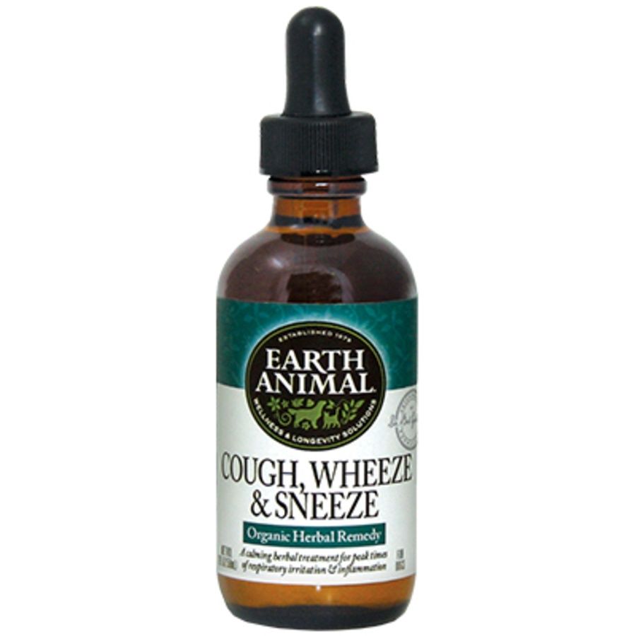 Earth Animal Dog &amp; Cat Cough &amp; Wheeze 2oz