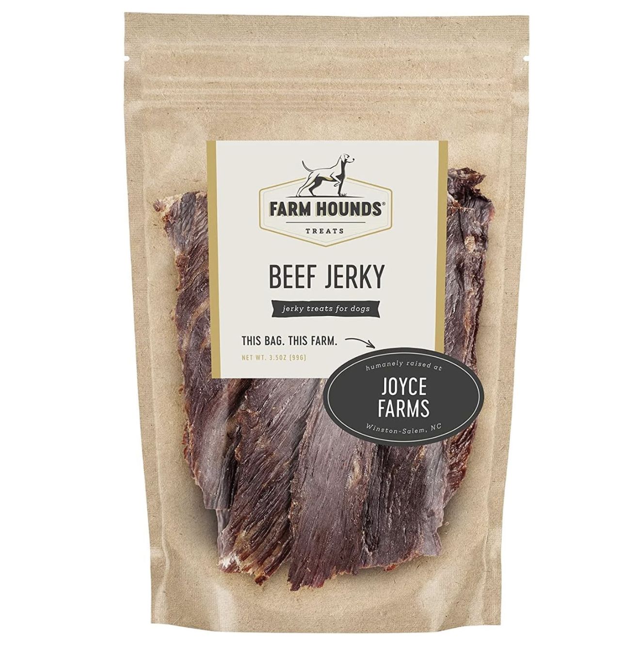 Farm Hounds Dog Beef Jerky 3.5oz