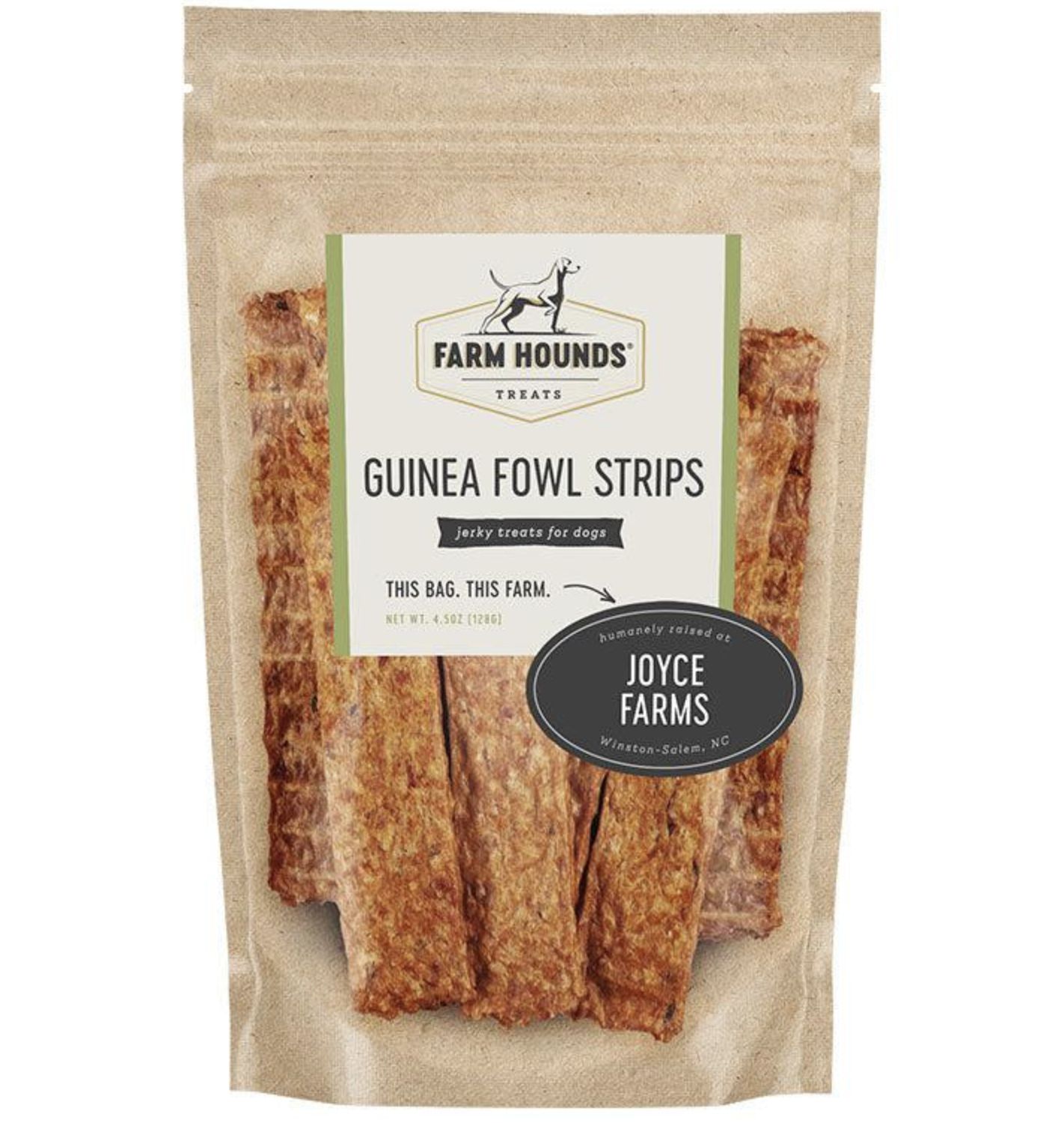 Farm Hounds Dog Guinea Fowl Strips 4.5oz
