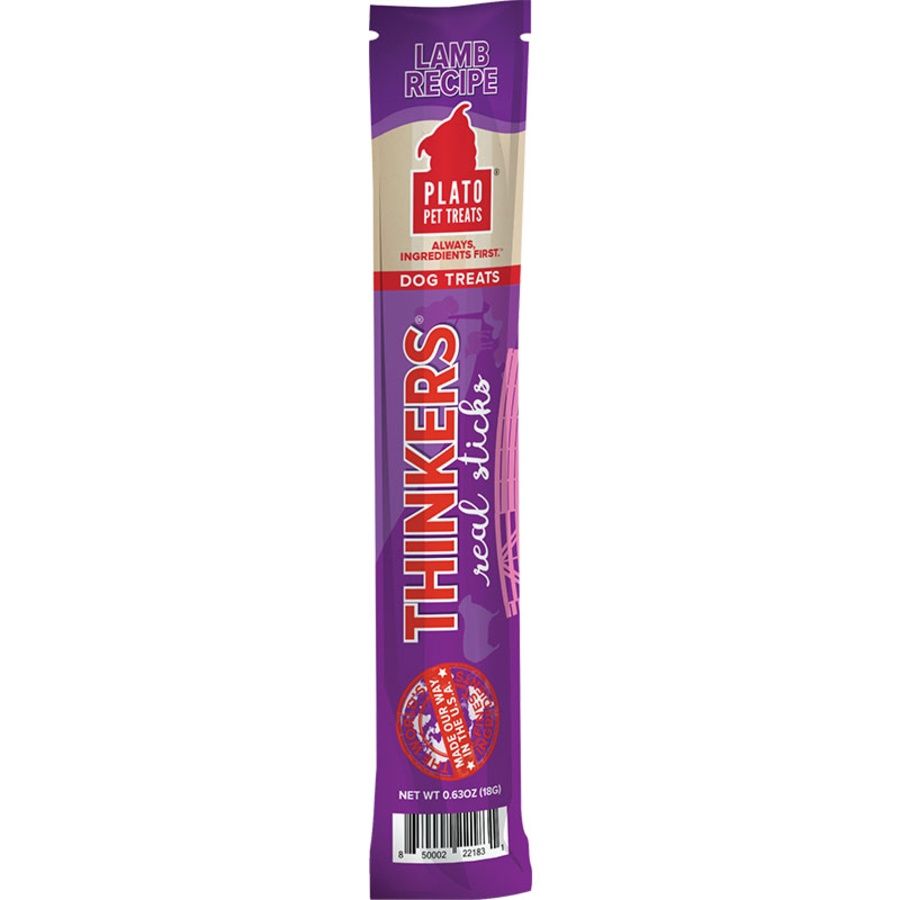 Plato Pet Treats Dog Thinker Single Lamb