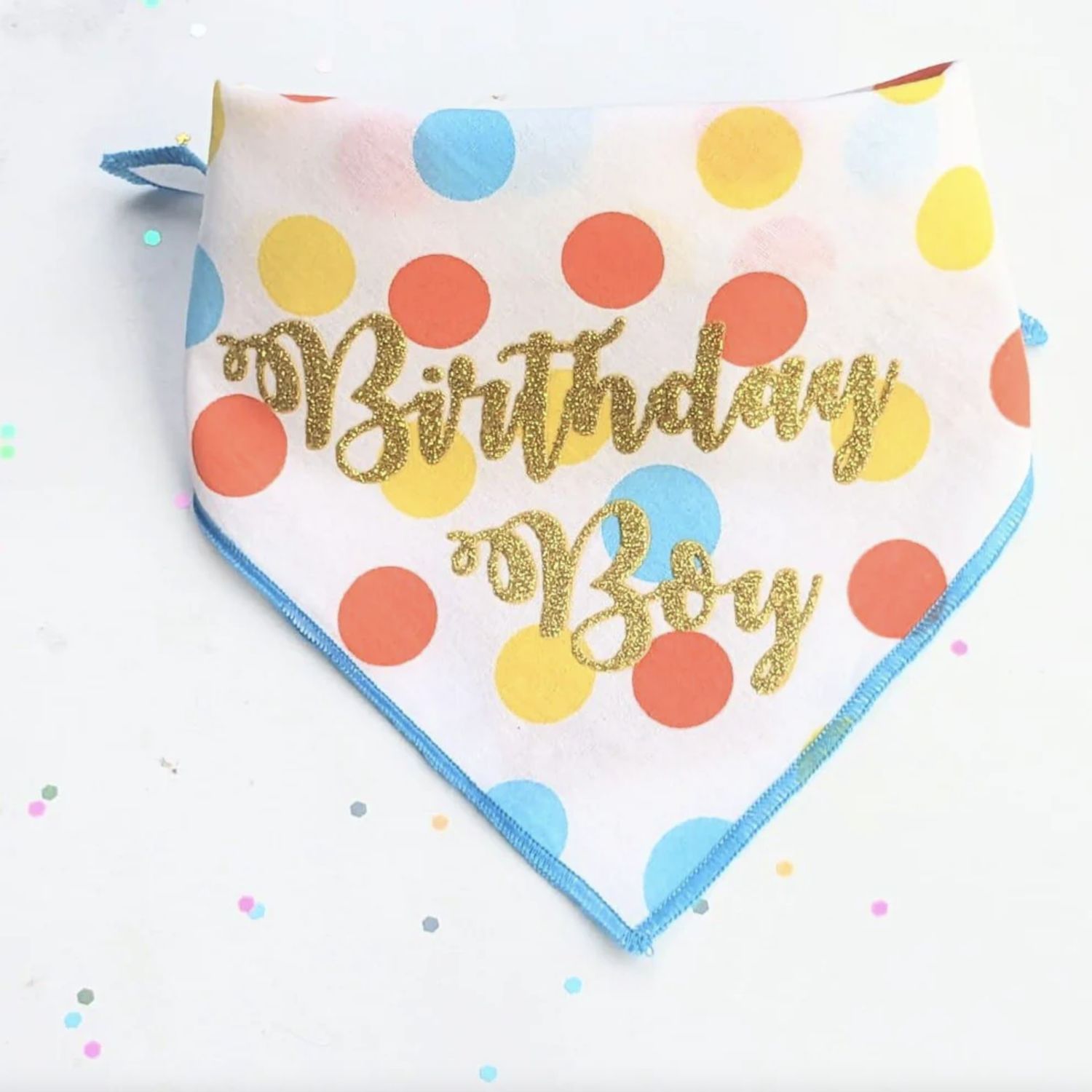 District Dog Birthday Boy Bandanas, Size: XS