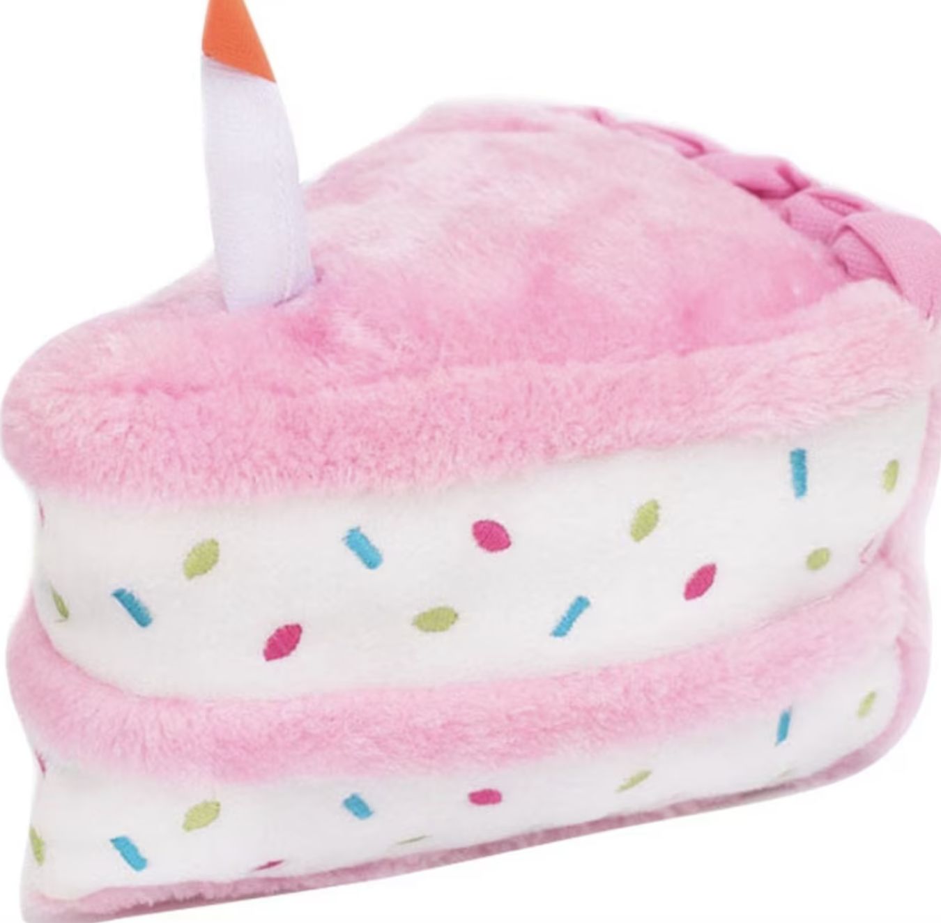 ZippyPaws Dog Birthday Cake Pink Medium
