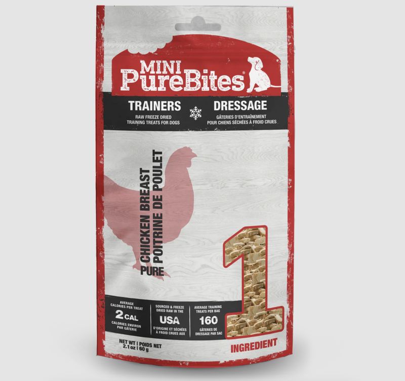 PureBites Dog Freeze Dried Trainers Chicken Breast 2.1oz