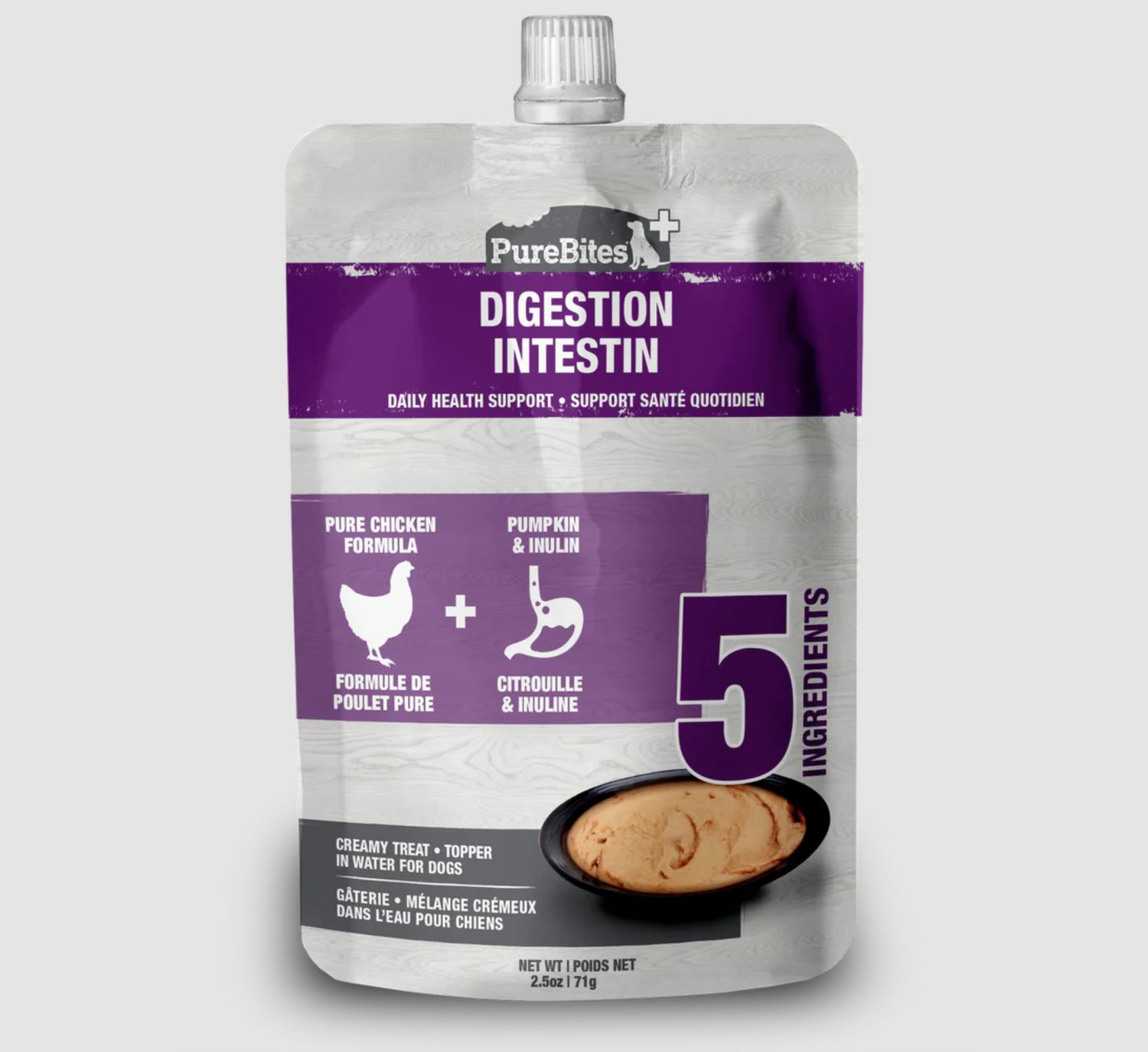 PureBites Dog Puree Digestion Intestin 2.5oz