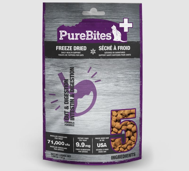 PureBites Cat Freeze Dried Gut &amp; Digestion 1.09oz