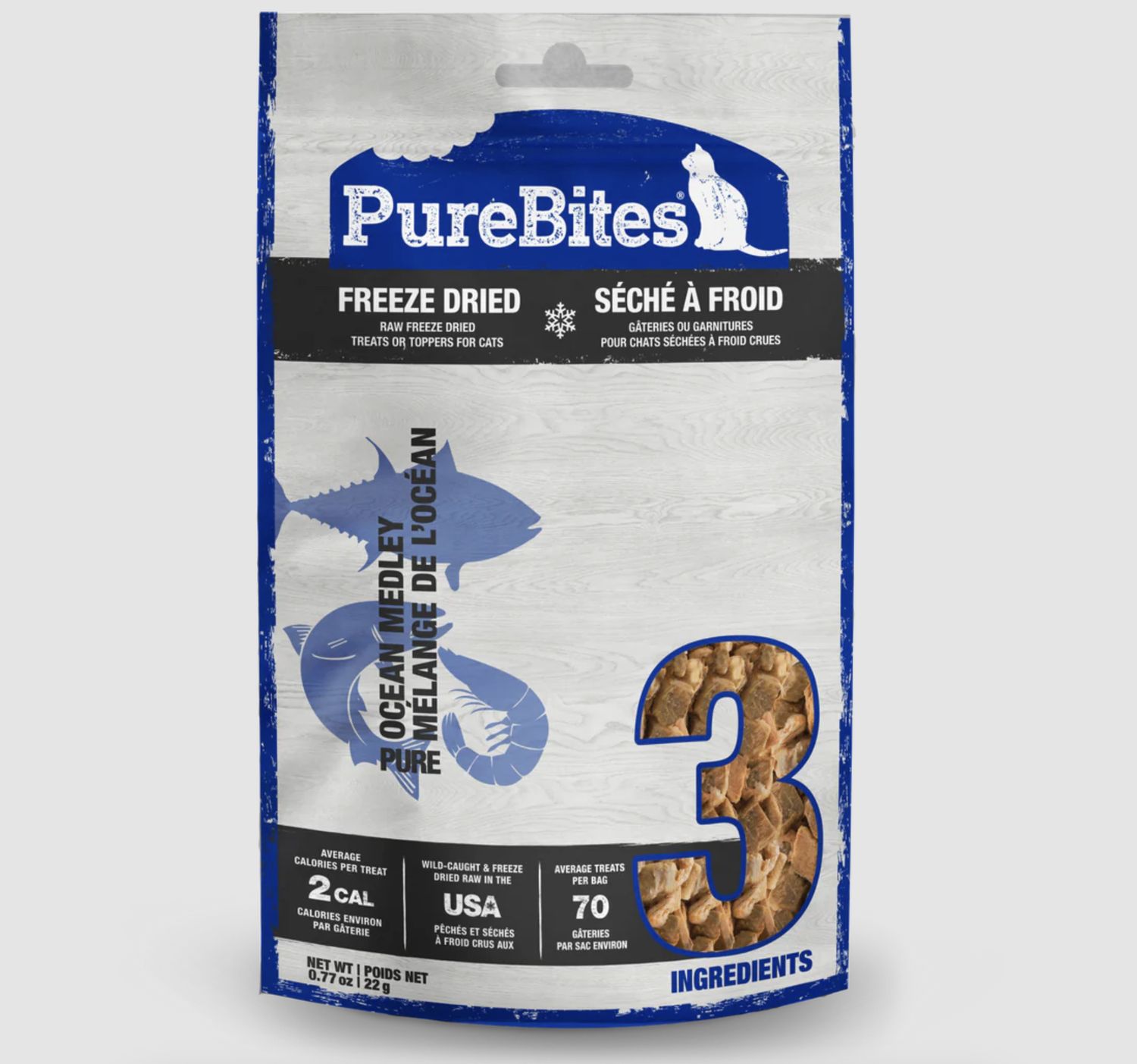 PureBites Cat Freeze Dried Ocean Medley 0.77oz