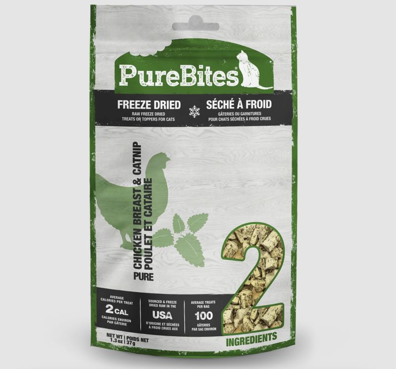 PureBites Cat Freeze Dried Chicken &amp; Catnip 1.09oz