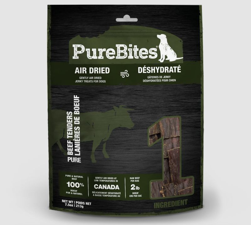 PureBites Dog Jerky Beef 7.5oz