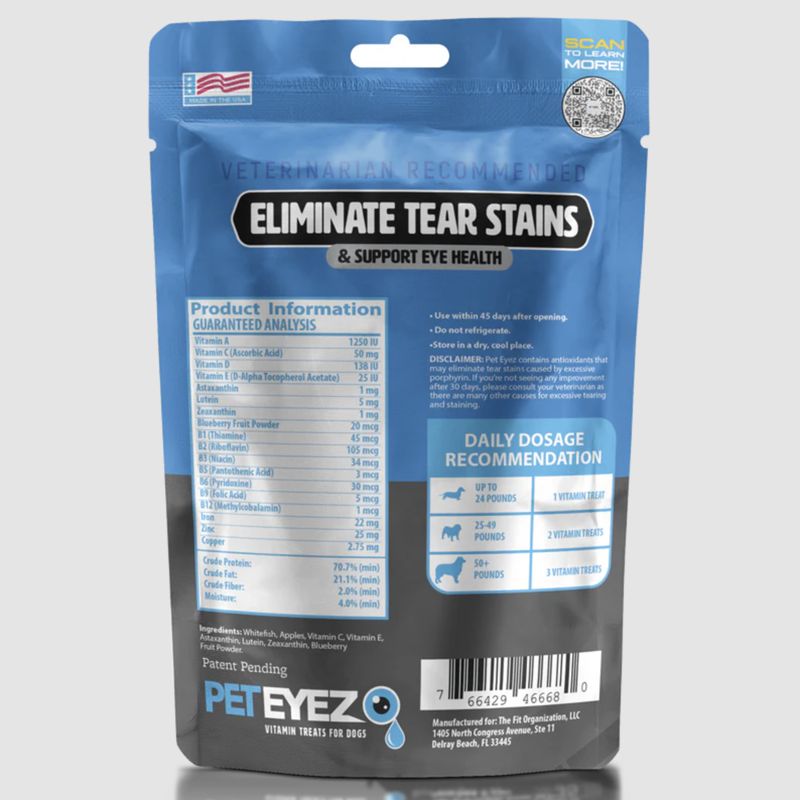 Pet Eyez Dog Tear Stain Vitamin Whitefish 1oz