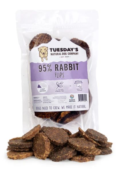 Tuesday&#39;s Dog Rabbit Flips 8.5oz
