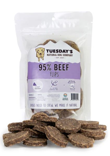 Tuesday&#39;s Dog Beef Flips 8.5oz