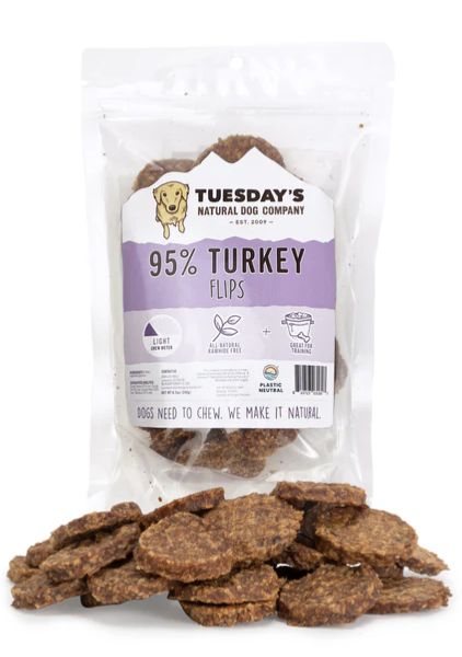 Tuesday&#39;s Dog Turkey Flips 8.5oz