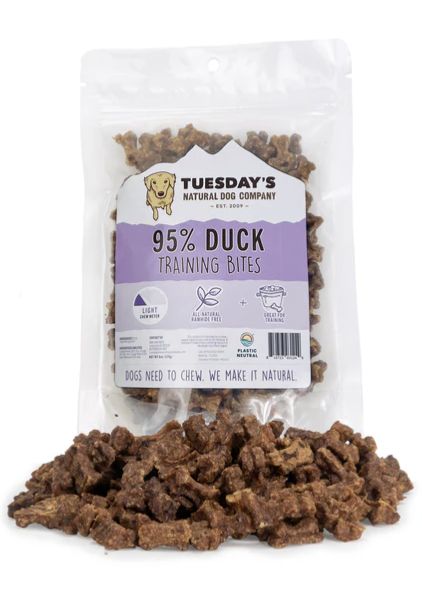 Tuesday&#39;s Dog Duck Training Bites 6oz