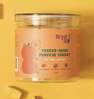 Arya Sit Dog &amp; Cat Freeze Dried Pumpkin Yogurt 3.5oz