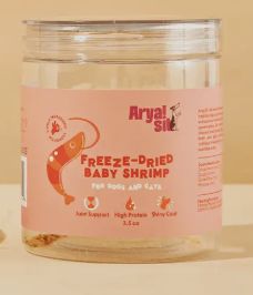 Arya Sit Dog &amp; Cat Freeze Dried Baby Shrimp 2.8oz