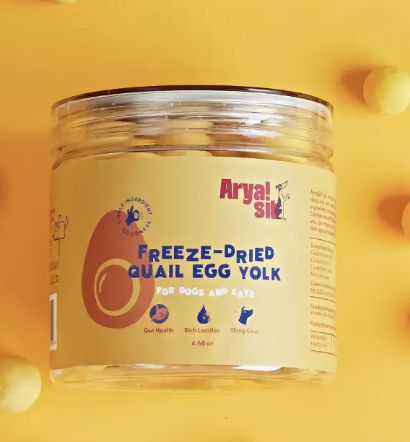 Arya Sit Dog 7 Cat Freeze Dried Egg Yolk 5oz