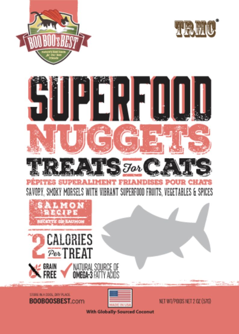 Real Meat Cat SuperFood Nuggets Salmon 2oz
