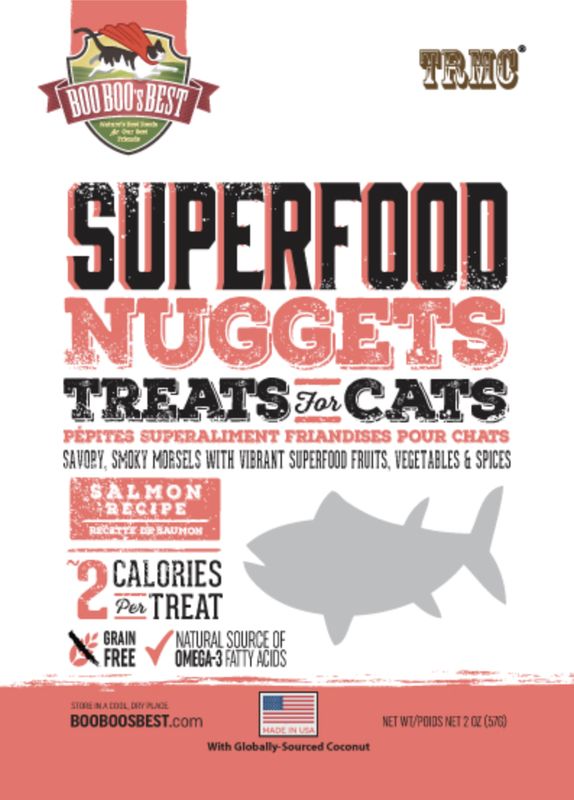 Real Meat Cat SuperFood Nuggets Salmon 2oz
