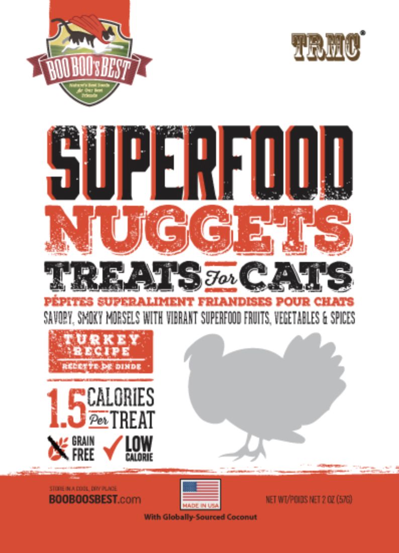 Real Meat Cat SuperFood Nuggets Turkey 2oz