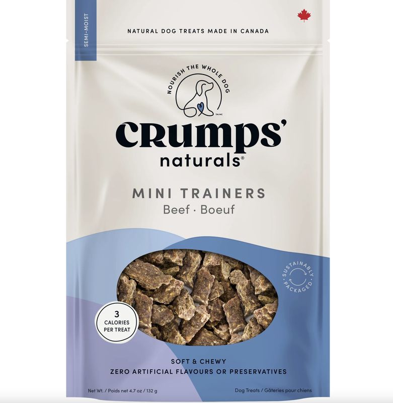 Crumps Dog Mini Trainers Beef 4.7oz