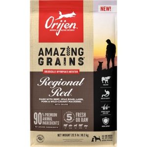 Orijen Dog Amazing Grains Reg Red 22.5lb