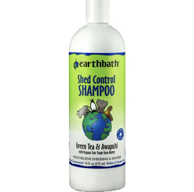Earthbath Shed Control Pet Shampoo Green Tea &amp; Awapuhi 16oz