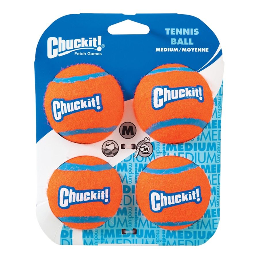 Chuckit! Dog Ball 4 Pack Medium