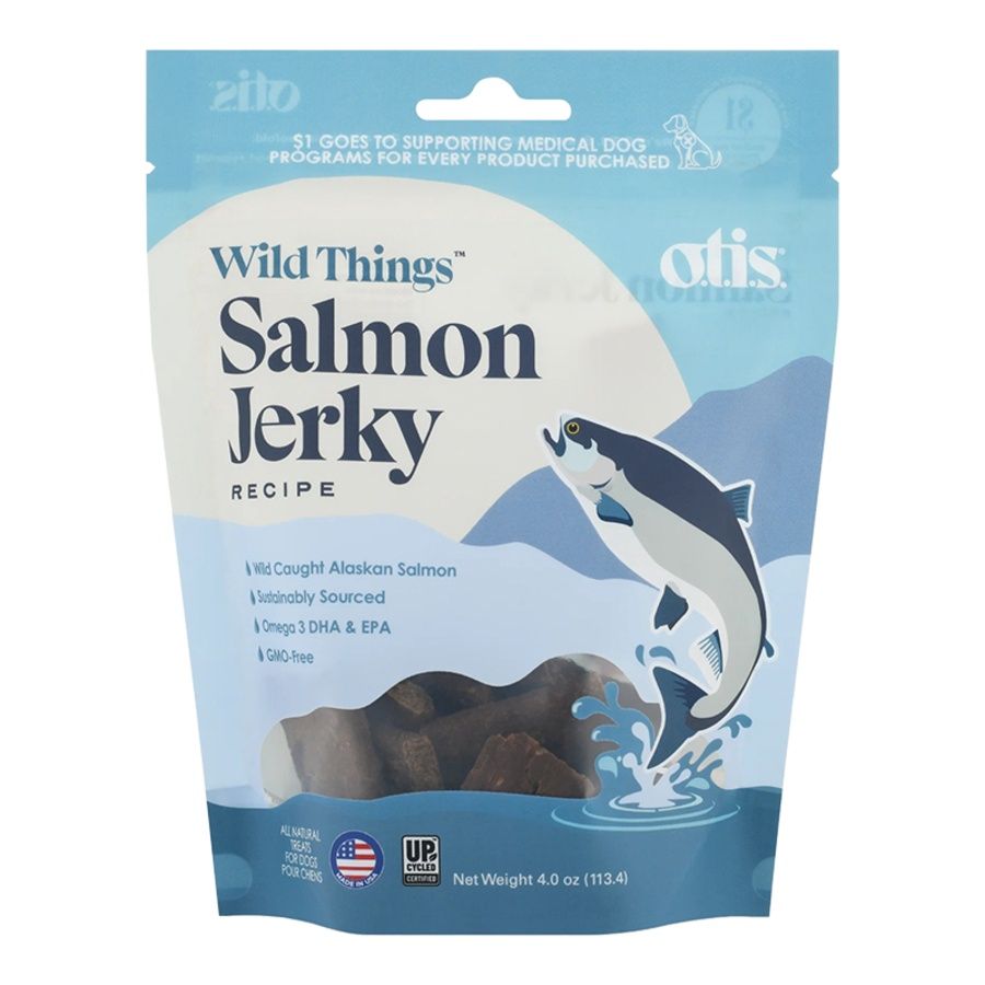 Otis Dog Wild Things Alaskan Salmon Jerky 4oz