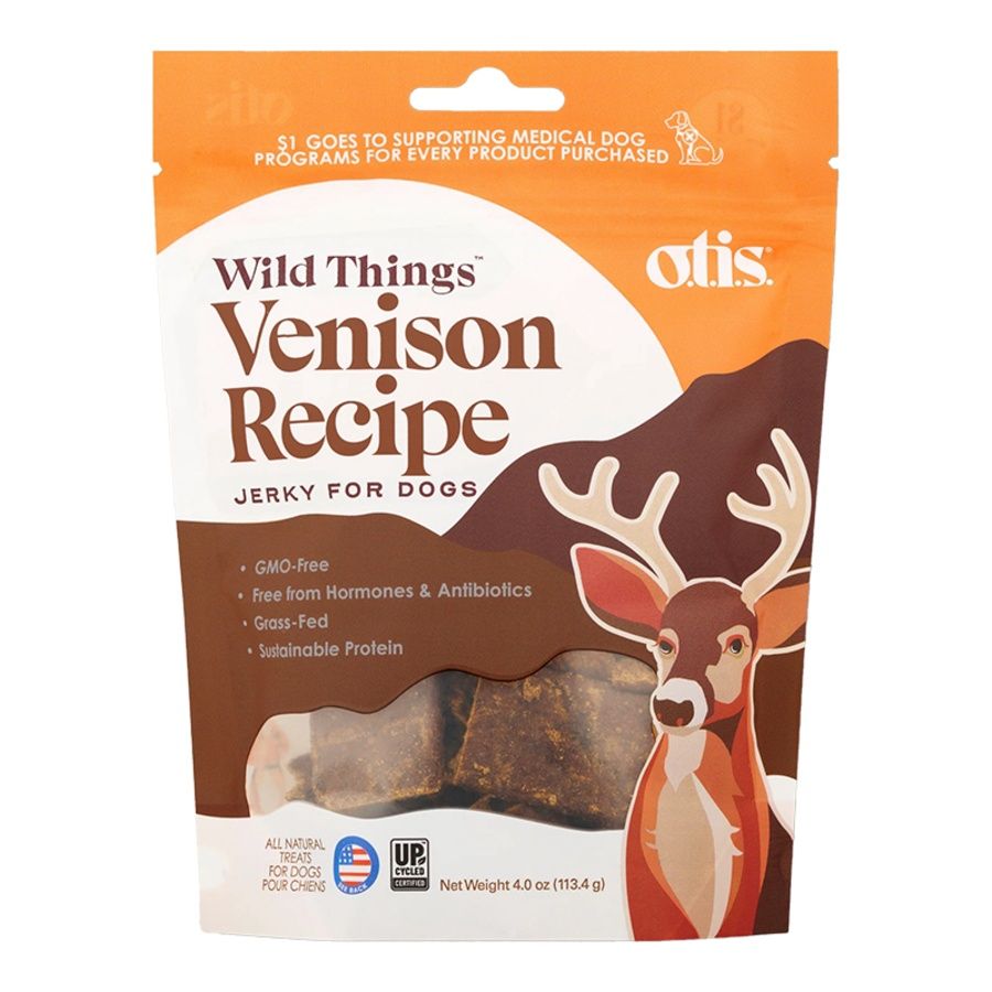 Otis Dog Wild Things Venison Jerky 4oz