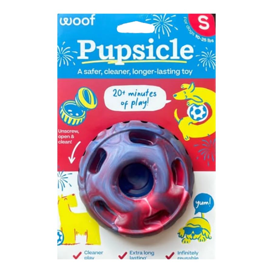 Woof Dog Pupsicle 4th July, Size: Small