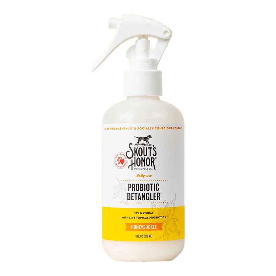 Skout&#39;s Honor Dog Detangler Honeysuckle 8oz